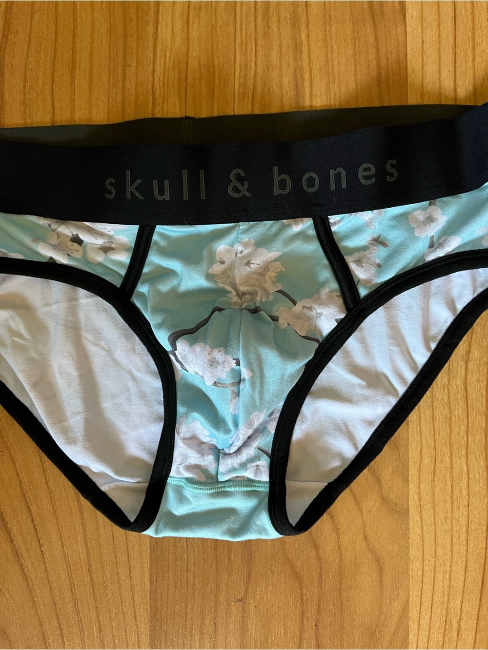 Skull & Bones White Cherry Blossoms Briefs
